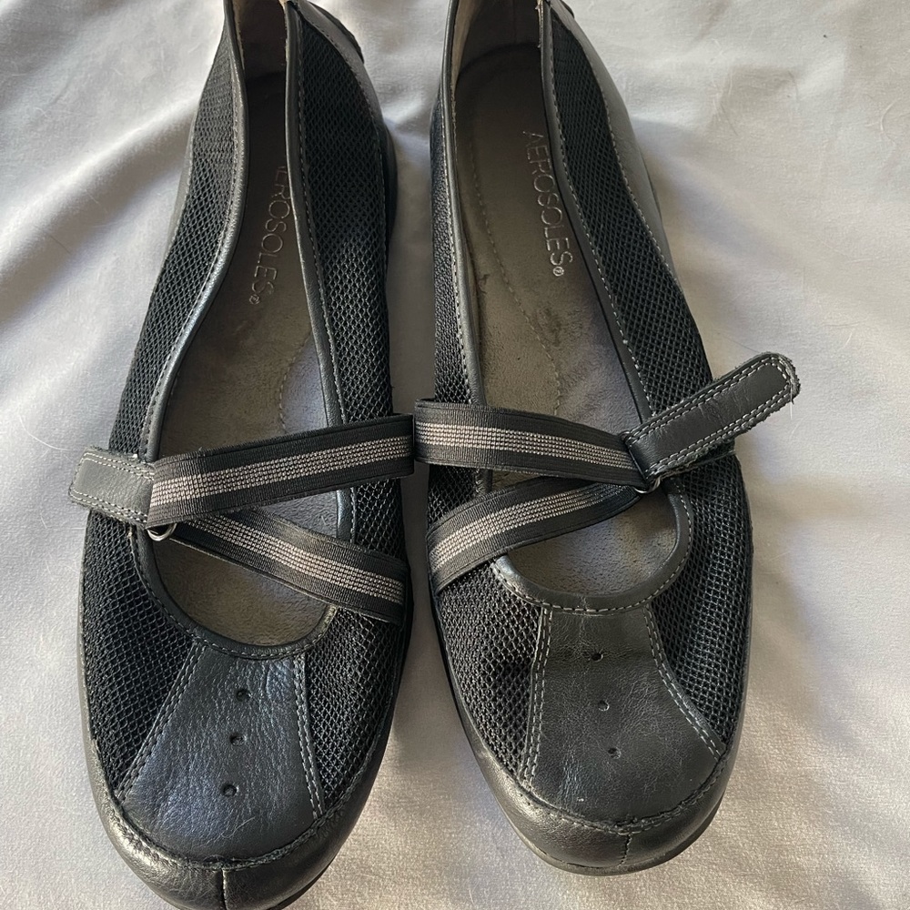 Aerosoles, black, size 9